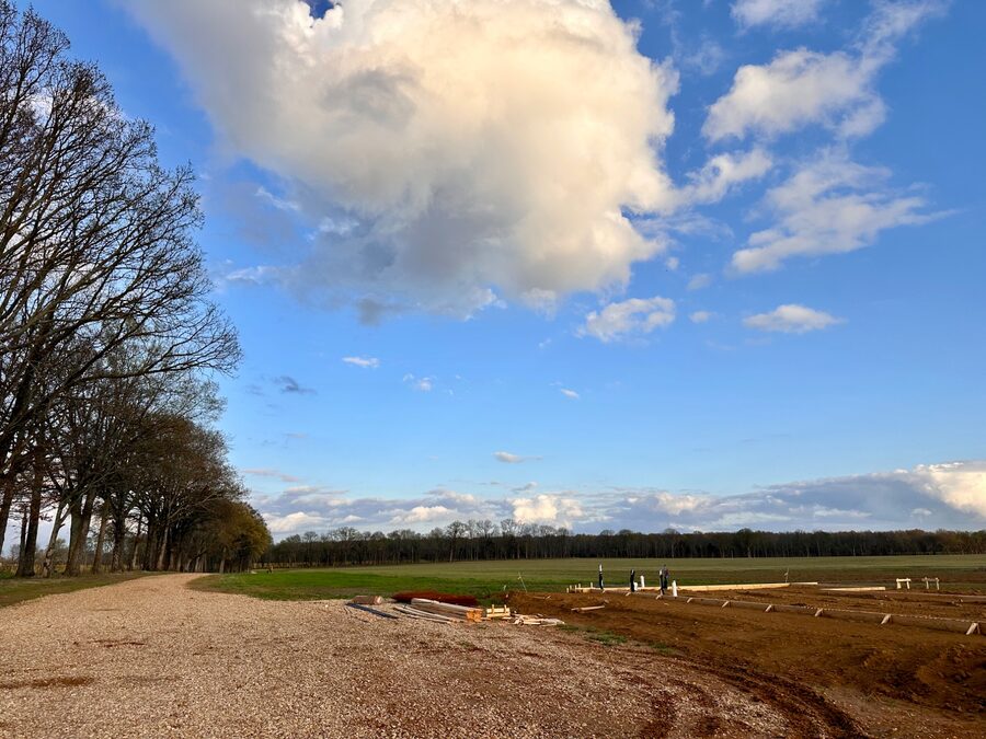 The Camp Kudzu site with big Mississippi sky