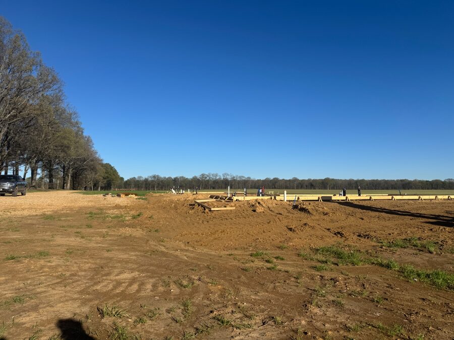 Foundation work underway at Camp Kudzu